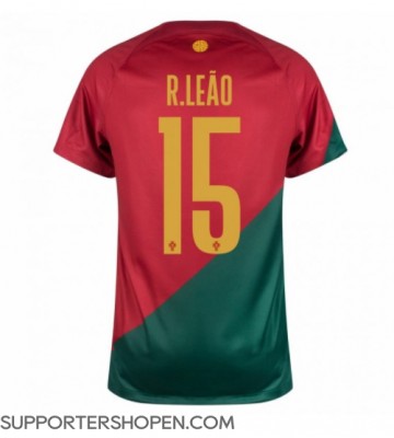 Portugal Rafael Leao #15 Hemma Matchtröja VM 2022 Kortärmad
